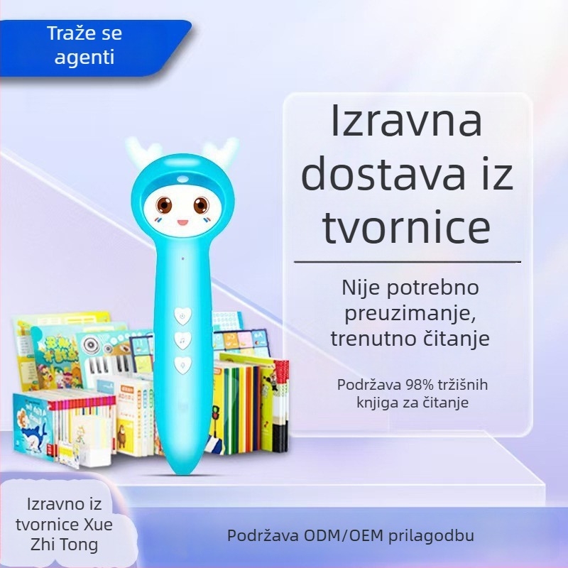 Čitačka olovka za djecu, pametan mali stručnjak RAZa Caterpillar, Heinemann Oxford Cambridge, univerzalno, prilagodljivo