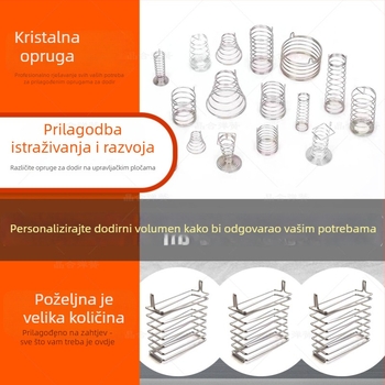 Dodirna opruga za ploče za upravljanje malih kućanskih uređaja, namijenjena opruga senzora dodira za PCB tipke, jednostavno za zavarivanje