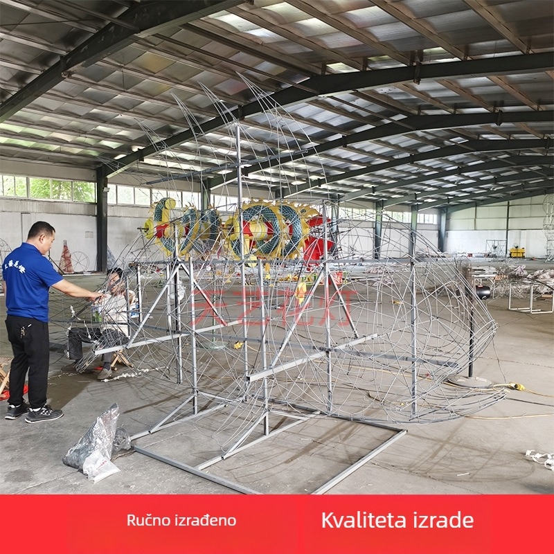 Ručno izrađeni festivalni lampioni u Zigong stilu: veliki prilagodljivi lampioni za turističke atrakcije i noćne tržnice