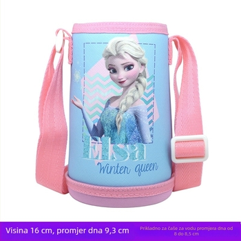 Dječji karikaturalni izolacijski omotač za čašu s zaštitnim kućištem za vodu, crossbody torba, remen za bocu i užad za nošenje, dostupno u više stilova.