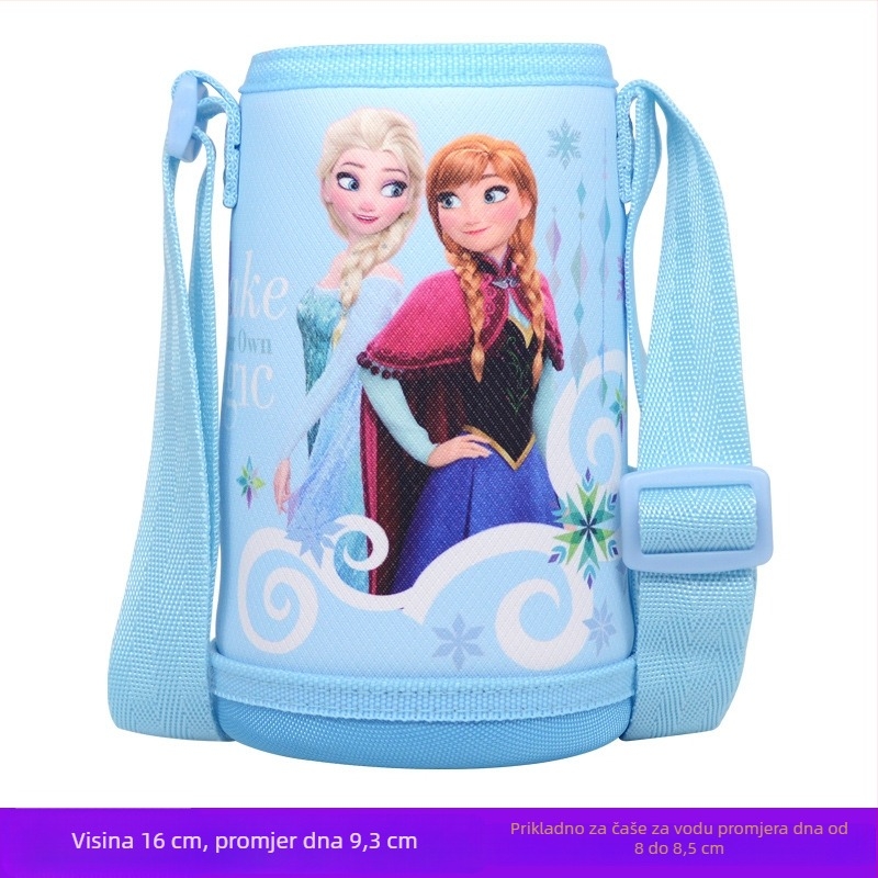 Dječji karikaturalni izolacijski omotač za čašu s zaštitnim kućištem za vodu, crossbody torba, remen za bocu i užad za nošenje, dostupno u više stilova.