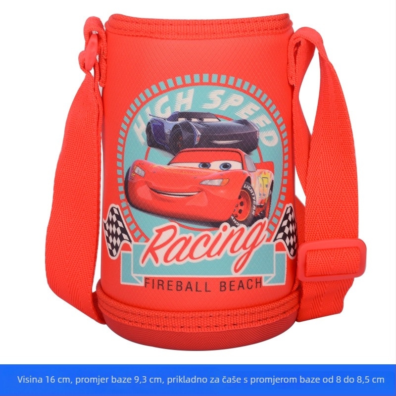 Dječji karikaturalni izolacijski omotač za čašu s zaštitnim kućištem za vodu, crossbody torba, remen za bocu i užad za nošenje, dostupno u više stilova.