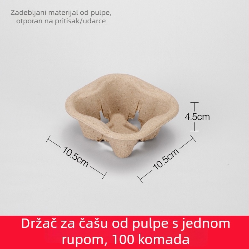 Motiv truba cvijeće: set torbi za čaše za jednokratne i dvostruke čaše; plastični i pulpski držač za čaše; netkana tote torba za čaše; kožna torba za čaše