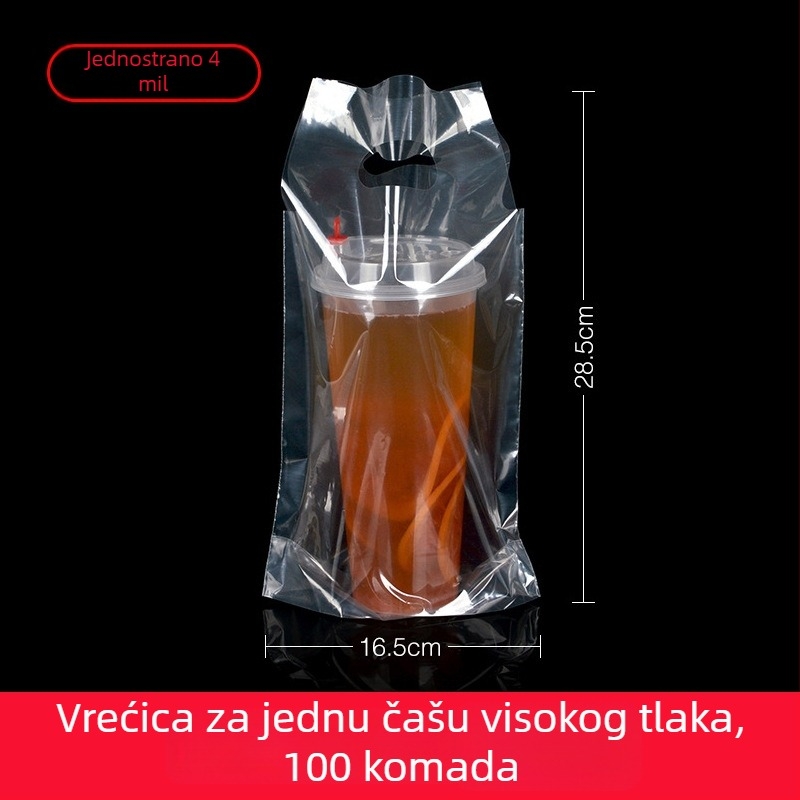 Motiv truba cvijeće: set torbi za čaše za jednokratne i dvostruke čaše; plastični i pulpski držač za čaše; netkana tote torba za čaše; kožna torba za čaše