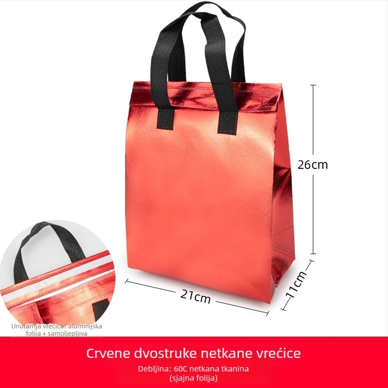 Motiv truba cvijeće: set torbi za čaše za jednokratne i dvostruke čaše; plastični i pulpski držač za čaše; netkana tote torba za čaše; kožna torba za čaše