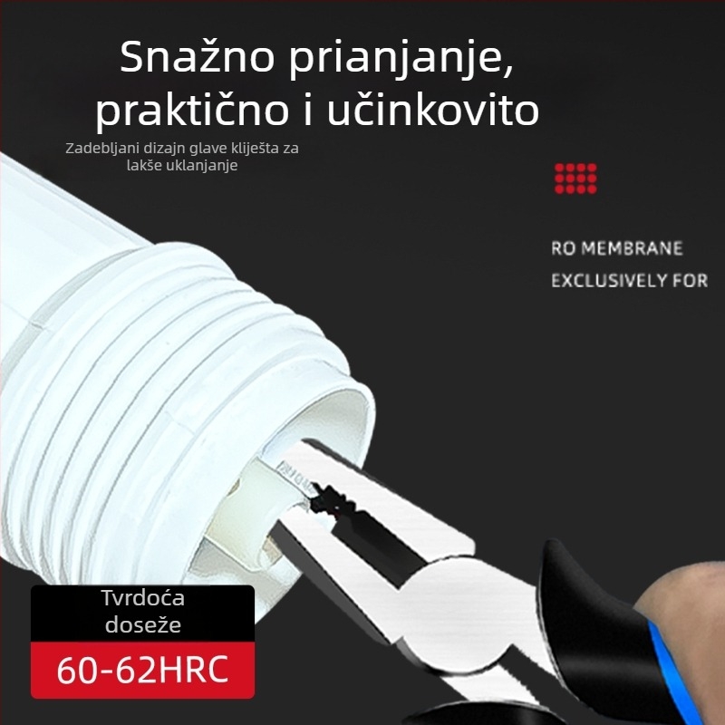 Pribor za pročistač vode: kliješta za uklanjanje filma, višenamjenski kliješti za skidanje izolacije i rezanje cijevi, neklizajući remenski ključ