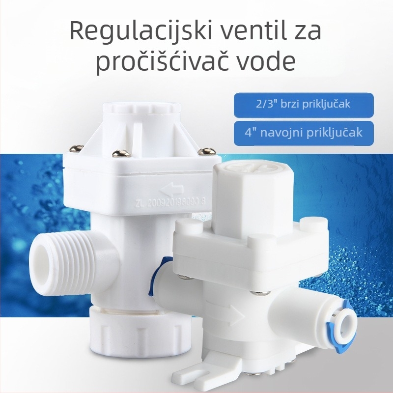 Ventil za redukciju tlaka za vodeni filtraciju — sučelje 2/3/4 točke, zaštita od vodnog udara, regulacija tlaka