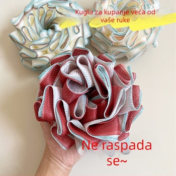 Nova izdržljiva kuglica za kupanje, veći promjer, za tuširanje i kupanje, sa pilingom