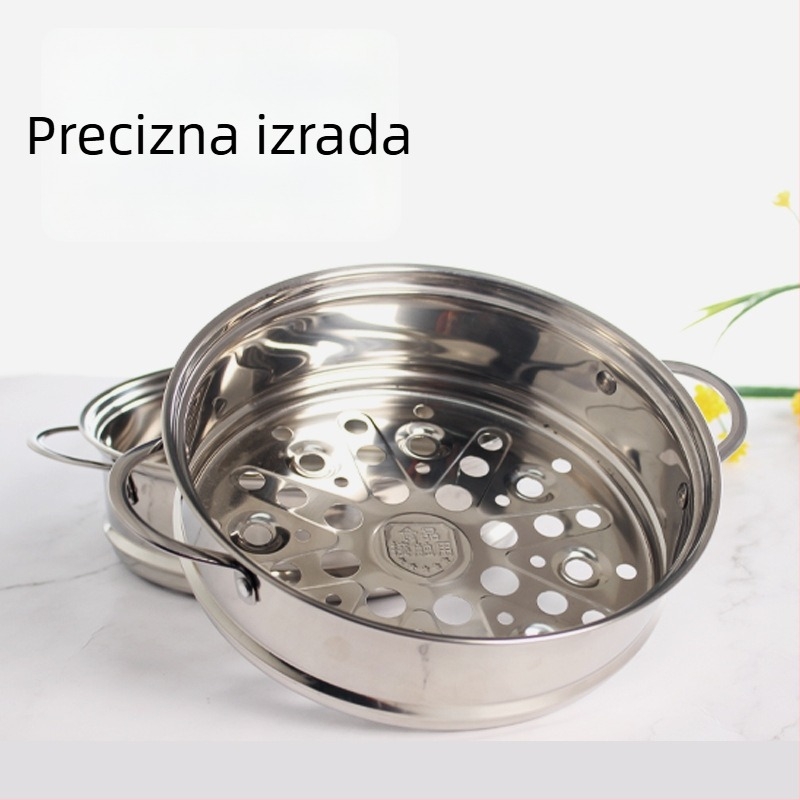 Nerđajući čelik parna košarica, parna rešetka i parna tava