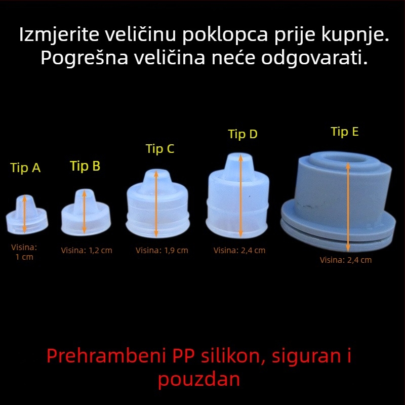 Pribor za lonac pod pritiskom Midea/Supor: plutajući ventil, brtvilo poklopca, samonoseći jezgru ventila, mali gumeni prsten