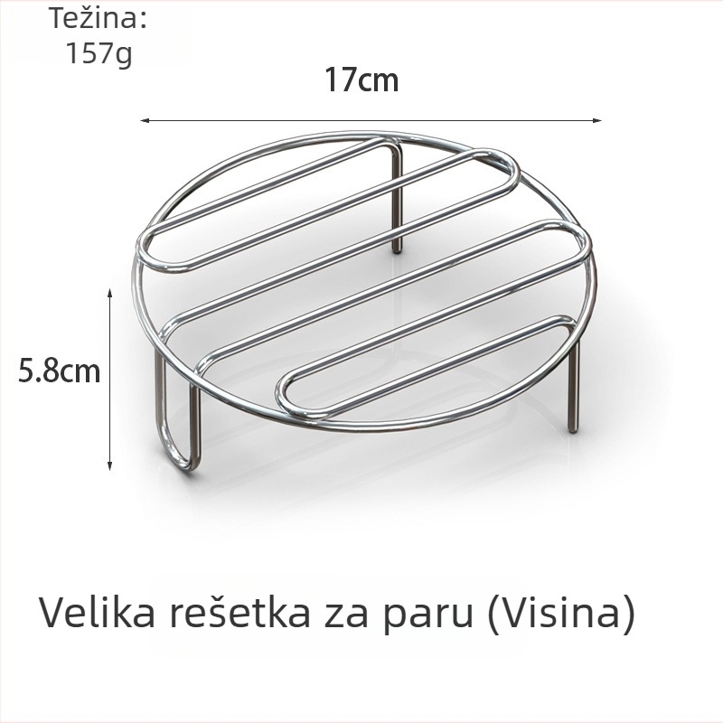Stalak za parenje od nehrđajućeg čelika 304, dizajn Cloud, čvrsti stalak za parenje povrća i peciva, termička izolacijska podloga za stol i kuhinjska podložnica za lonac