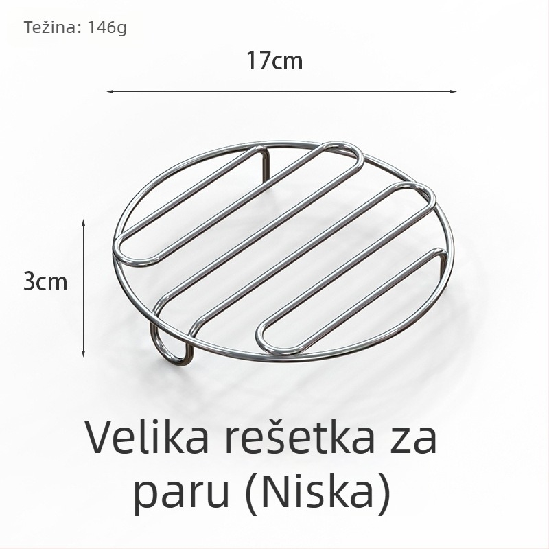 Stalak za parenje od nehrđajućeg čelika 304, dizajn Cloud, čvrsti stalak za parenje povrća i peciva, termička izolacijska podloga za stol i kuhinjska podložnica za lonac