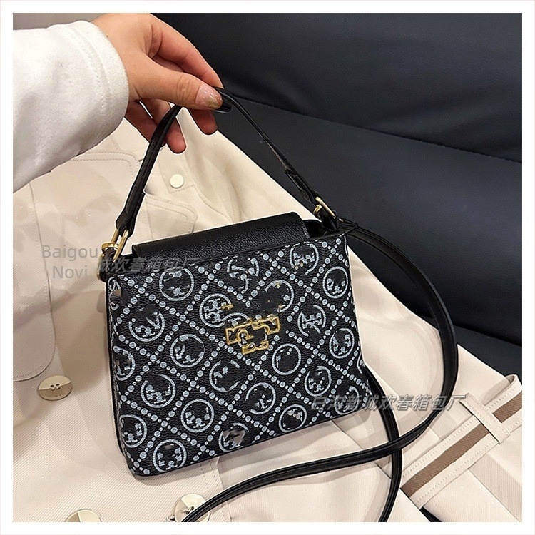 Ženska mini tote torba s uzorkom krokodila, luksuzna večernja PU torba s ručkom, Diana-inspiriran stil