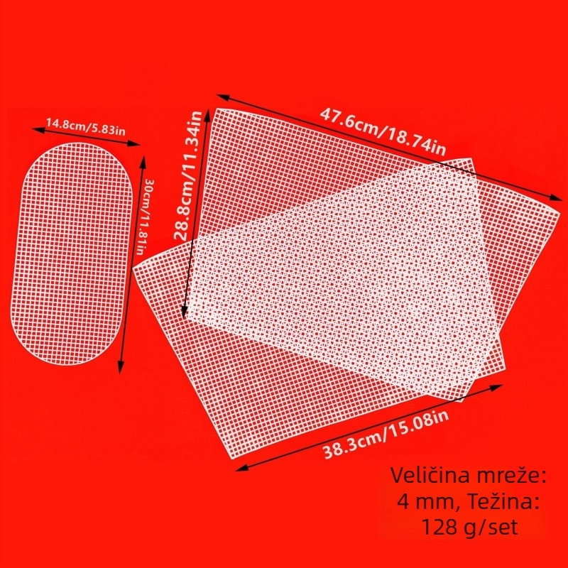 DIY Mini torbica tip košarica s resicama — ručno pletena mrežasta torbica od plastičnih pločica za žene