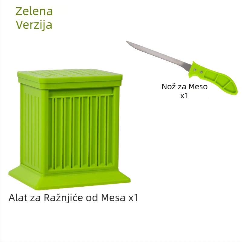 Alat za nabijanje na roštilj, novi model, pogodna za okrugle mesne kuglice i kobasice, drži ruke čiste