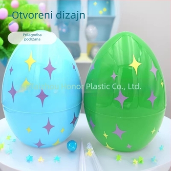 Uskršnja jaja veličine 20 cm s dekorativnim otvarajućim kapsulama
