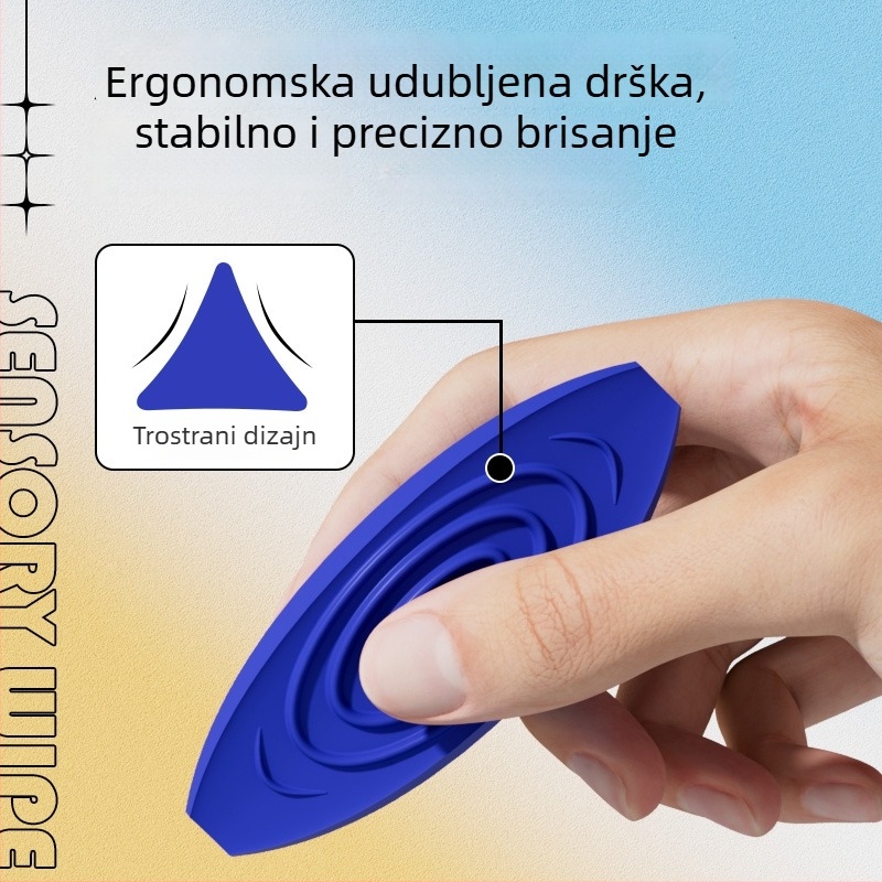 Little Genius senzorni kamen s mirisom limete za učenike, ADHD, kreativan trening pažnje, gumica za brisanje