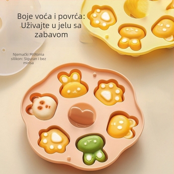 Silikonska kalupa za parene kolače s motivima dječjeg crtanog lika, otporna na visoke temperature, za rižine kolače i pečenje