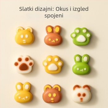 Silikonska kalupa za parene kolače s motivima dječjeg crtanog lika, otporna na visoke temperature, za rižine kolače i pečenje