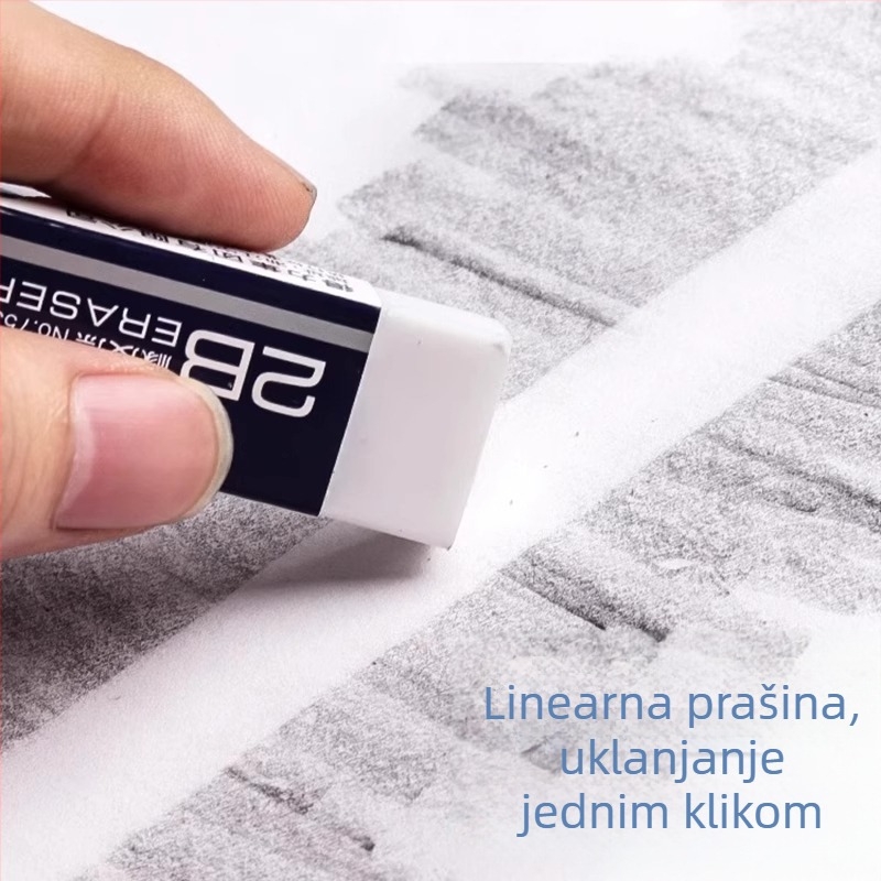 Gumica za olovku 2B za osnovnu školu – čista, netoksična
