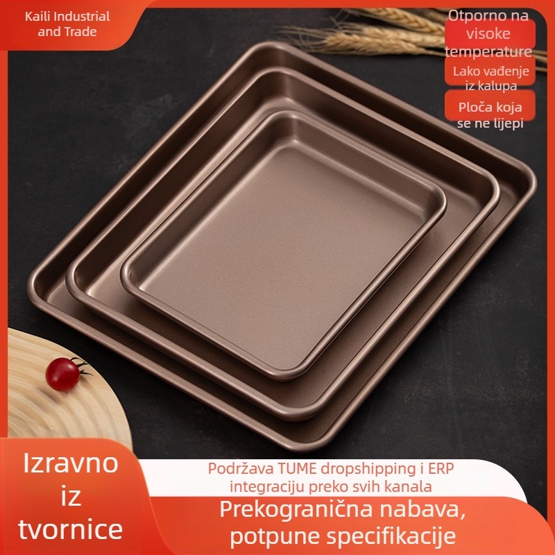 D tava za pečenje s neprijanjajućim kalupom za tiramisu – kalup za kekse i kruh, alat za pečenje, prilagođavanje