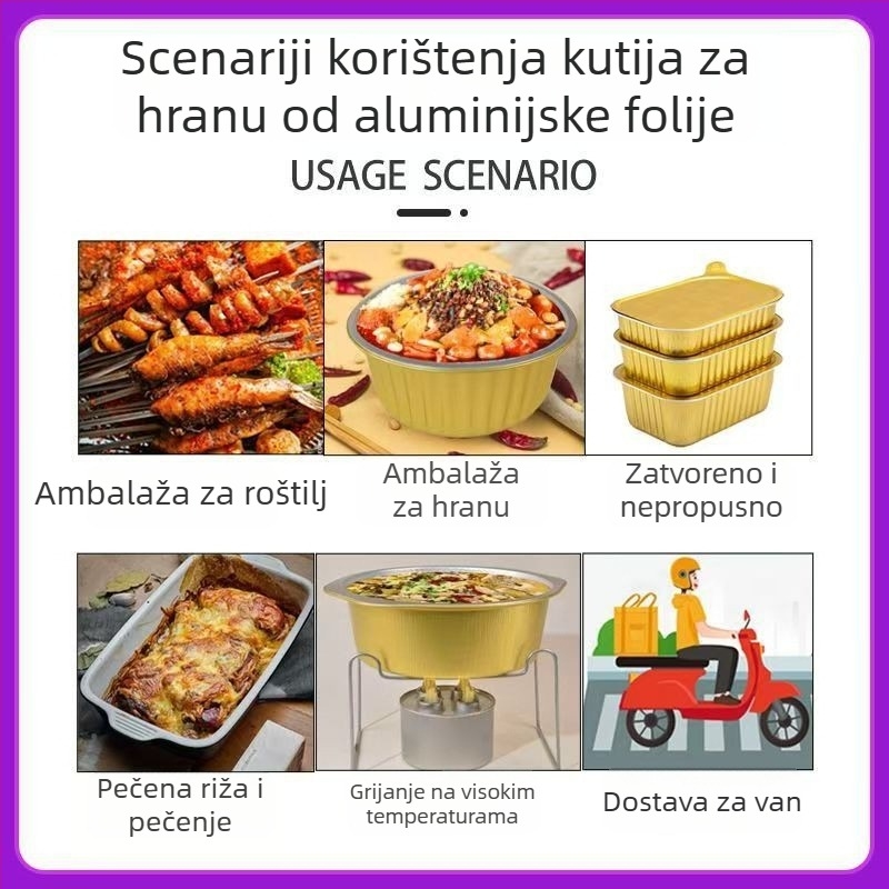 Jednokratni stalak za mini vrući lonac, aluminijska folija zdjela i alkoholna lampica