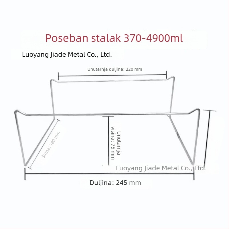 Jednokratni stalak za mini vrući lonac, aluminijska folija zdjela i alkoholna lampica
