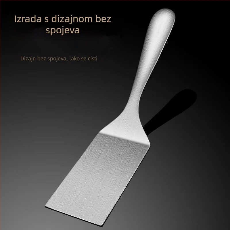 Nehrđajuća čelična plosnata špatula za kuhanje – mala špatula za prženje za steak, palačinke, teppanyaki i tiramisu
