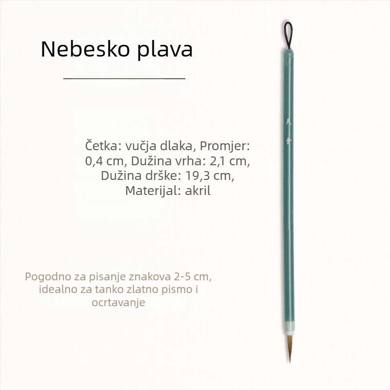 Vježbenica kaligrafije kistom za početnike u stilu Slim Gold Script: potezi, radikali i kontrola poteza
