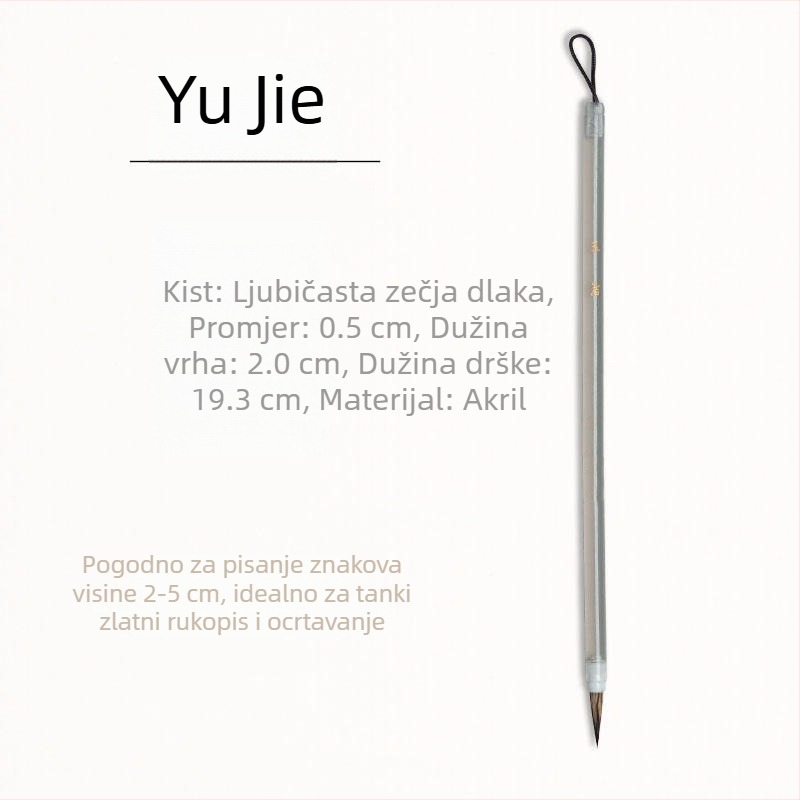 Vježbenica kaligrafije kistom za početnike u stilu Slim Gold Script: potezi, radikali i kontrola poteza