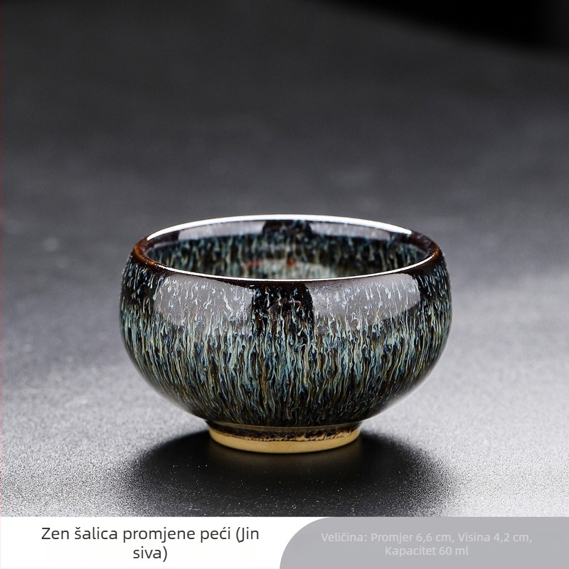 2023 novi model Jun kiln Jianzhan keramička šalice za čaj – Gongfu čajni set, male šalice za čaj
