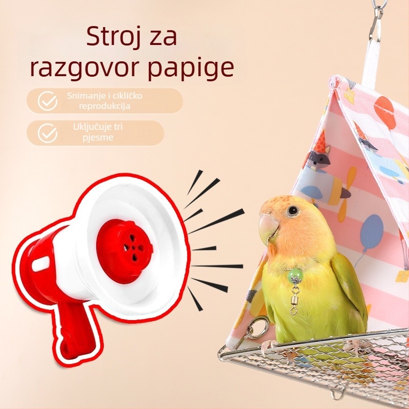 Papagaj govorni stroj — interaktivni obrazovni uređaj za ptice i kognitivni razvoj