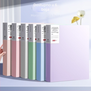 Morandi A4 mapa s prozirnim umetkom za pohranu ispitnih radova, glazbenih partitura i potvrda