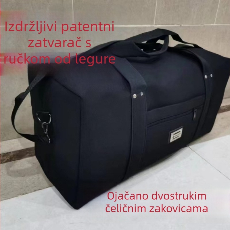 Retro stil platnena putna torba s velikim kapacitetom, unisex, za kratka putovanja i poslovna putovanja