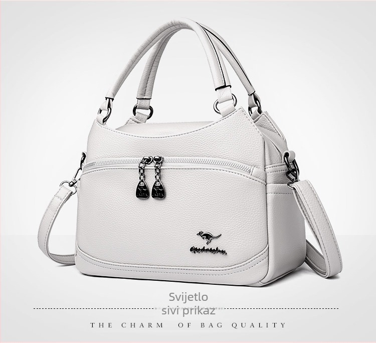 2025 nova meka PU kožna ženska torba s naramenicom i crossbody remenom – elegantna i svestrana