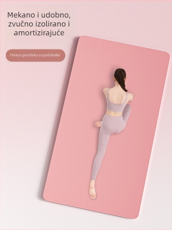 NBR gimnastička podloga, apsorpcija udara, podloga za vježbanje i fitness, protuklizna joga podloga za kućnu upotrebu