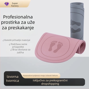 Podloga za skakanje konopcem, apsorpcija udaraca, protuklizna, bez mirisa, za kućne treninge, početnike, ples, trčanje i jogu – tiha