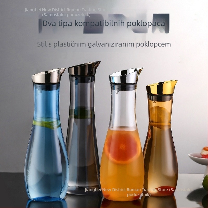 Komercijalna plastična karafa za vodu i sok, PC bar karafa, akrilna karafa za limunadu restoranima