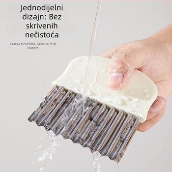 Nož za krumpire od nehrđajućeg čelika s valovitom oštricom, višenamjenski alat za kućnu upotrebu