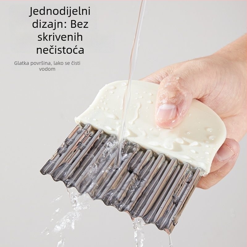 Nož za krumpire od nehrđajućeg čelika s valovitom oštricom, višenamjenski alat za kućnu upotrebu