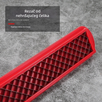 Novi BBQ alat: nož za hot dog i kobasicu, rezac šunke i jaja, s dijamantnim uzorkom