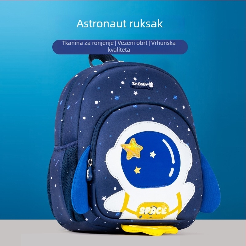 Sesame Baby Novi slatka torba za vrtić s astronautom i povodcem, unisex, za djecu 1–3 godina