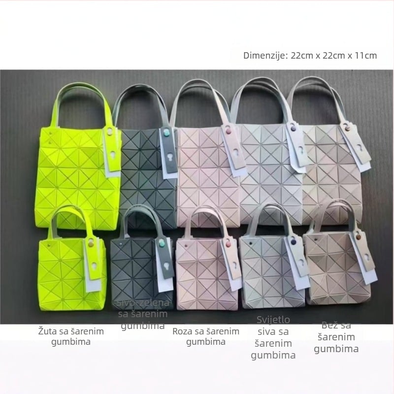 Japanska geometrijska dijamantna mini torbica preko ramena za žene