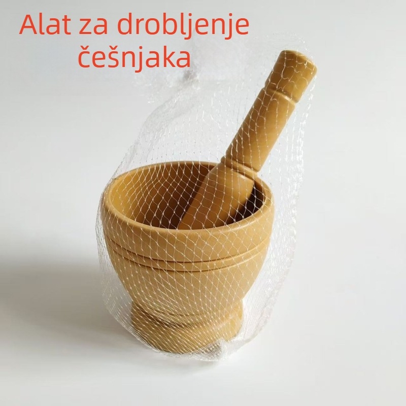 Ručna presica za češnjak s posudom za drobljenje