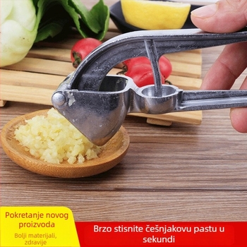 Aluminijski lis za češnjak, ručni gnječivač i oguljivač, višenamjenski kuhinjski alat, 16,5×6,2 cm