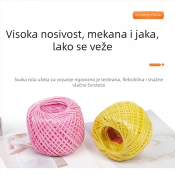 Šarena PP užad za pakiranje, polipropilenski materijal