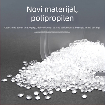 5 mm PP traka za vezivanje, potpuno automatska, prozirno-šarena traka za pakiranje za laganu industrijsku upotrebu