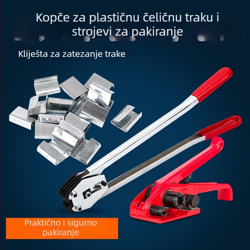 Najlon traka za pakiranje sa kopčom 1608, ručna upotreba za pakiranje kutija