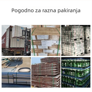 PET plastični trak za pakiranje, širina 16 mm, debljina 0,8 mm, zelene boje, ručna upotreba