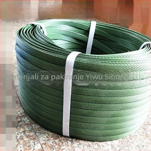 Paketna traka vojnozelene boje, PVC visokog otpora, 15 mm x 18 m, za zatvaranje kartona